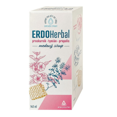 ERDOHerbal Prírodný medový sirup 140ml | Wereco