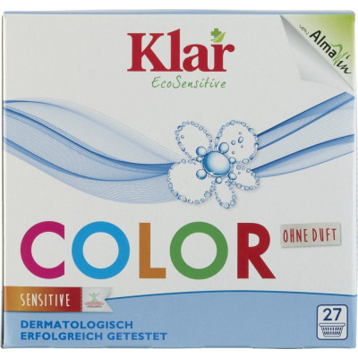 Klar color washing powder – soap nuts without enzymes ECOGARANTIE | WERECO