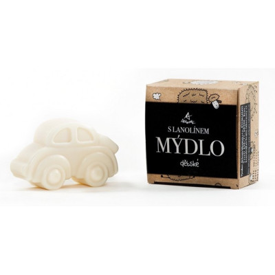 Alchymistky detské mydlo lanolín tvary – autíčko motýlik | WERECO