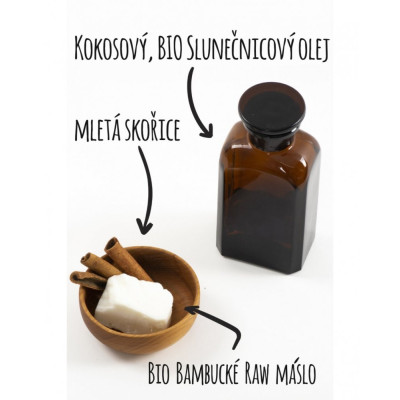 Alchymistky škoricové mydlo kameň – peeling ruky 95g | WERECO